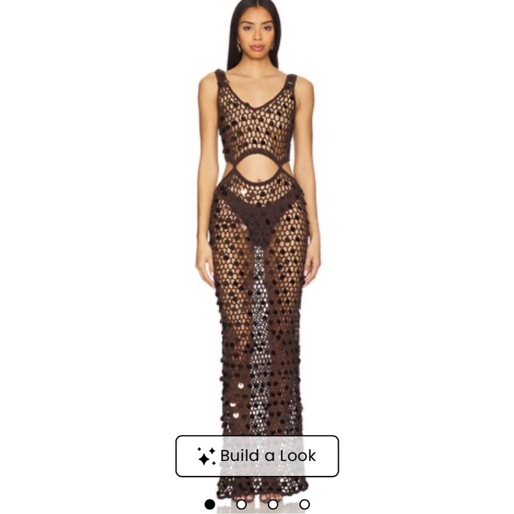 Super down Elena crochet maxi size XS